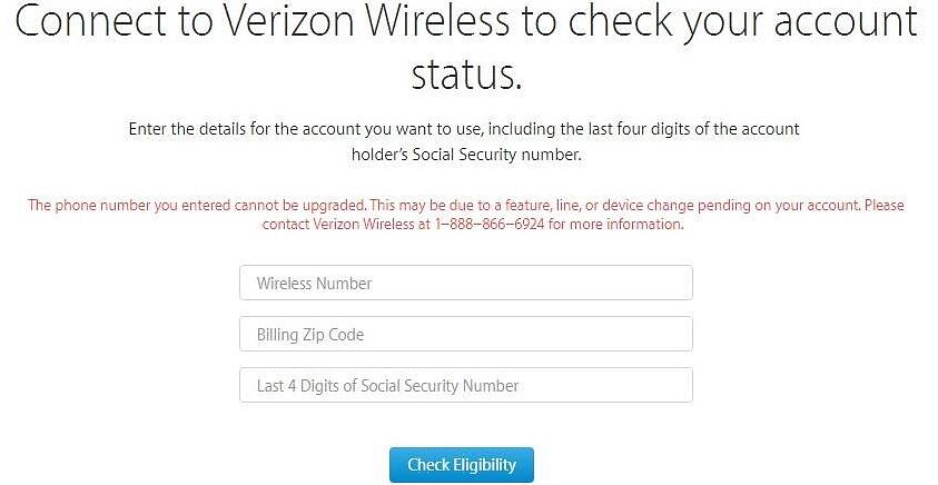 Você também pode encontrar facilmente o site da Verizon Wireless digitando a palavra-chave "Verizon Wireless