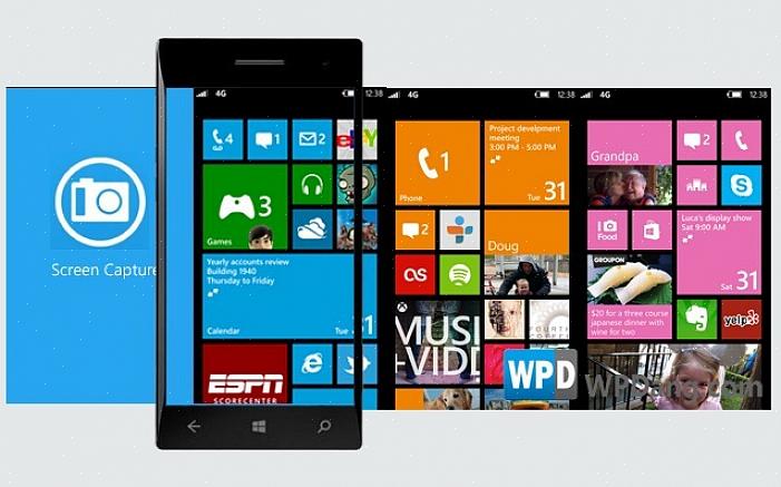 A captura de tela no Windows Mobile funciona da mesma forma que o Print Screen em um sistema operacional
