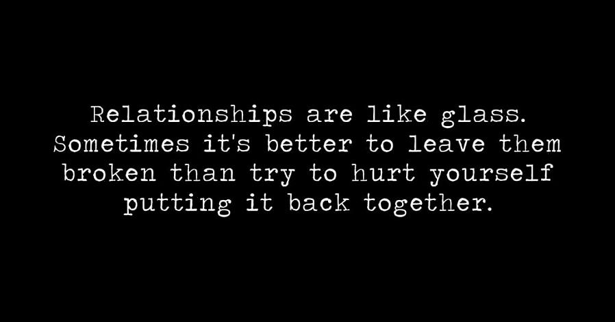 Não precisa aturar o relacionamento