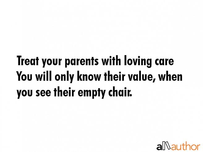 É uma das melhores coisas que você pode dar a seus pais