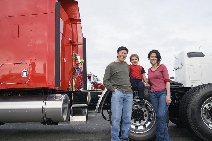 Seu marido está desempenhando seu trabalho como caminhoneiro