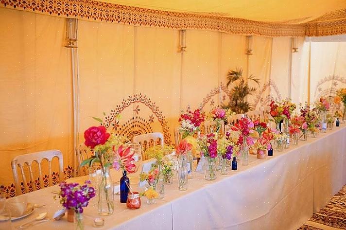 Decorar a recepção do seu casamento é uma parte vital do seu casamento