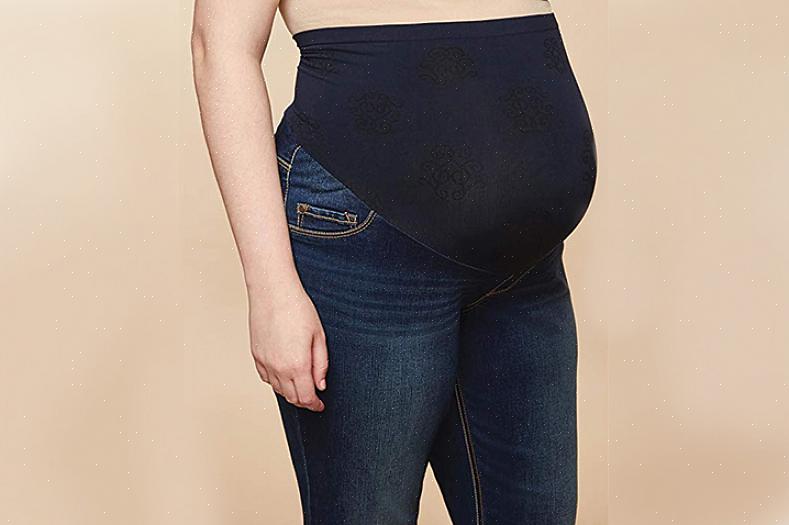 Existem jeans plus size que podem ser roupas de maternidade também