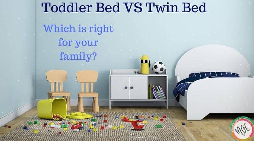 Você pode optar por uma cama de criança com espaço de armazenamento embutido embaixo dela