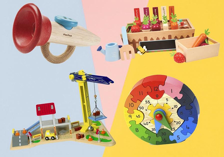 Brinquedos de artesanato - Este tipo de brinquedo de madeira desenvolve as habilidades motoras finas do bebê