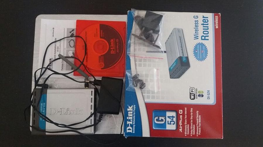 Seu roteador wireless D-Link DI-524