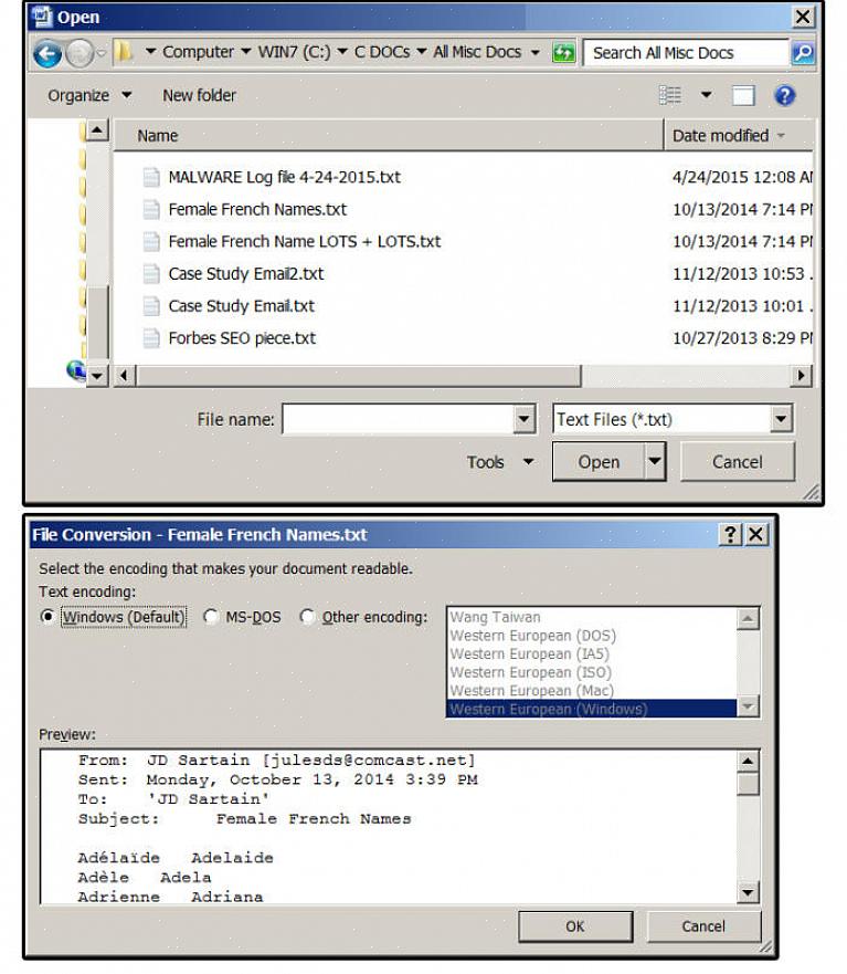 Salve-o em um formato mais antigo do WordPerfect antes de tentar convertê-lo no Word