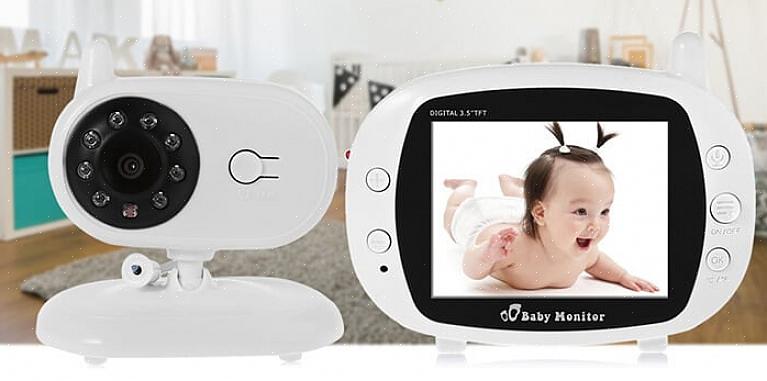 Os monitores de bebê sem fio permitem que você se mova pela casa