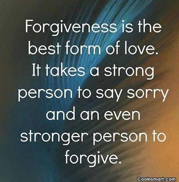 Por que deseja pedir perdão