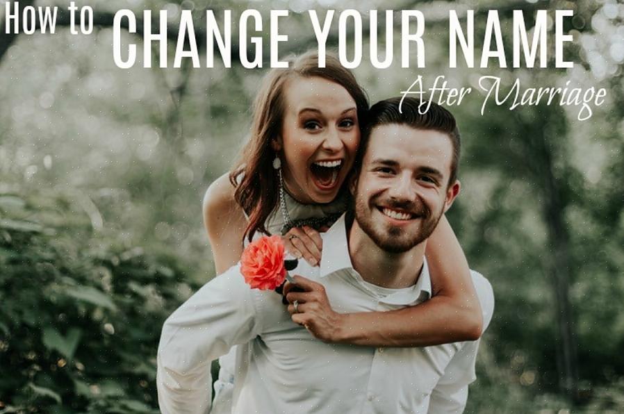 Certidão de casamento para as muitas pessoas que precisam saber sobre a mudança do seu nome