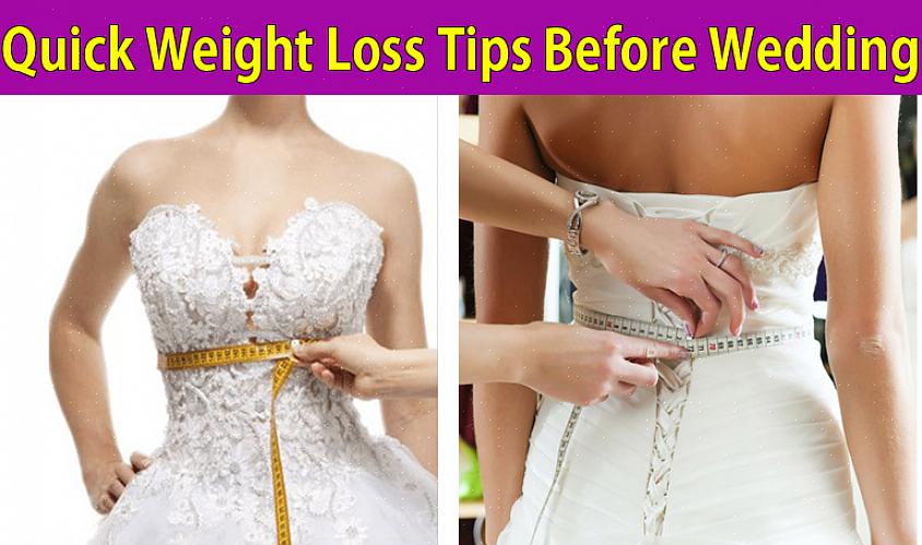 Aqui estão algumas das melhores maneiras de perder peso antes de um casamento