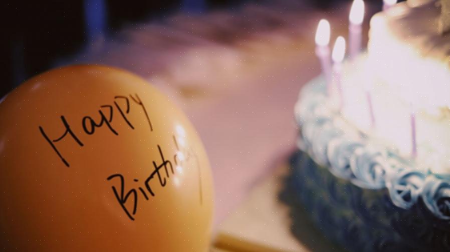 Aqui estão algumas dicas que você pode usar se estiver planejando comemorar seu aniversário em um grande