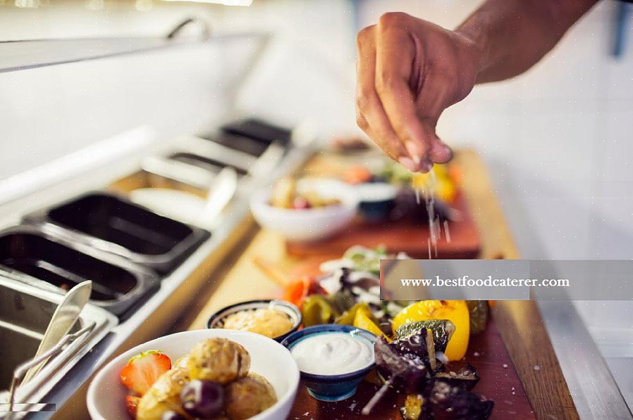 A melhor empresa de catering irá garantir não só a oferta da melhor comida do seu menu