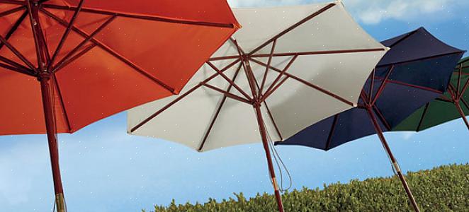 O problema mais comum em um guarda-chuva é quando o tecido se solta no final do raio