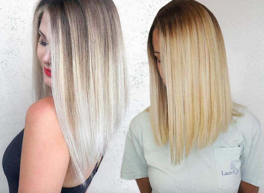 Faça o próximo procedimento na parte inferior do cabelo