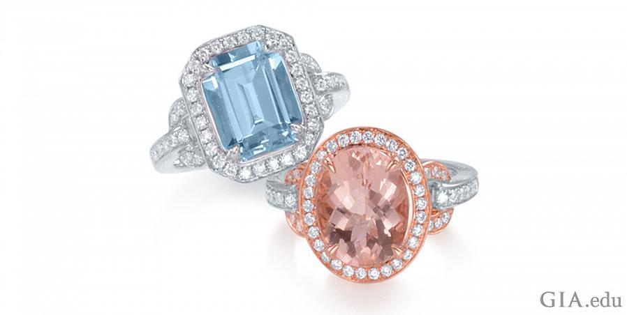 Uma das melhores maneiras de exibir uma gema de boa qualidade é fixá-la em um anel