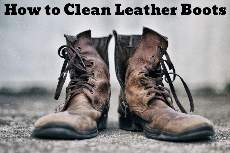 E sapatos de couro ficam melhores quando são limpos