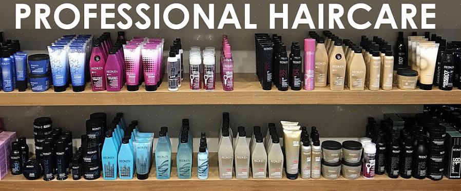 Usar produtos profissionais para o cuidado do cabelo