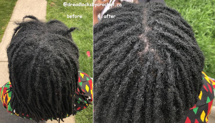 Você pode lavar ou enxaguar o cabelo todos os dias sem medo de que seus dreads maduros se desfiem