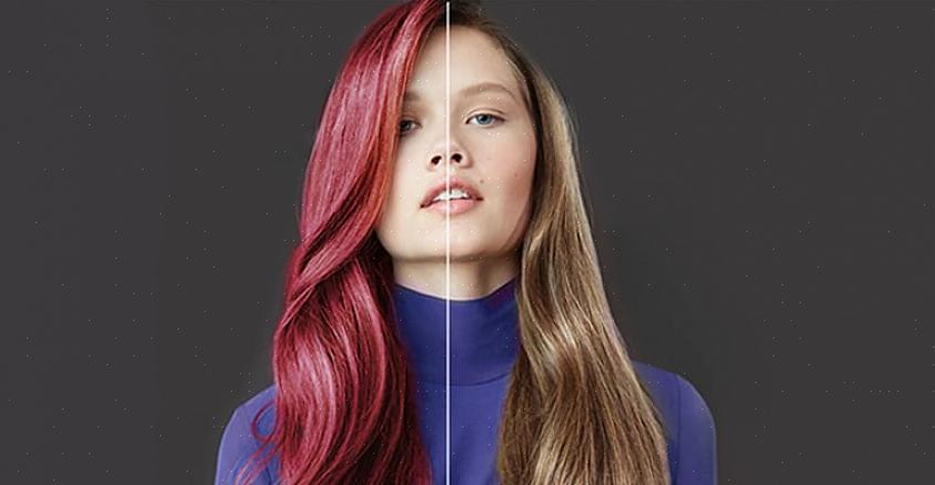 Aqui estão as etapas sobre como você pode alterar a cor do cabelo com uma cor de cabelo virtual
