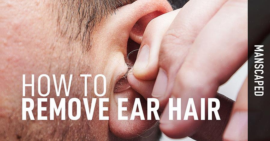 Uma maneira fácil de combater o problema dos pêlos das orelhas é arrancar cada um dos fios