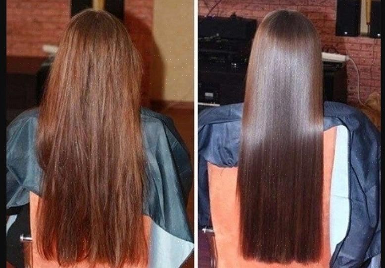 Depois de preparar a solução de enxágue para o cabelo com vinagre