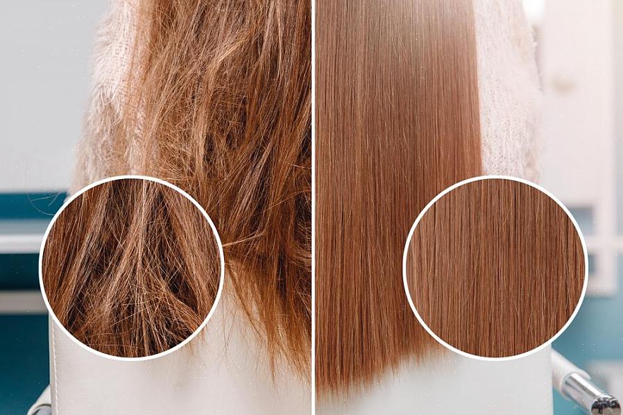 Seu cabelo tem sebo natural ou simplesmente coloque óleo natural que é produzido dependendo do tipo