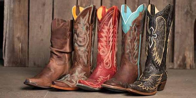 Algumas das grandes lojas de botas de cowboy feitas sob medida são Little's Boots