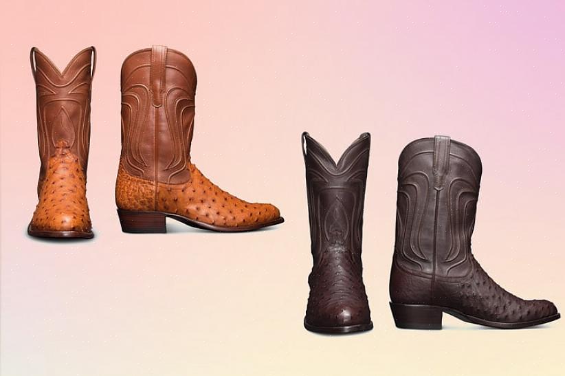 Suas botas de cowboy precisam ser condicionadas regularmente para evitar danos às botas