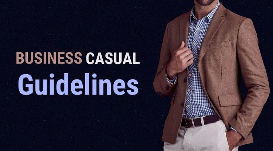 Este artigo tenta fornecer algumas dicas úteis sobre o que constitui "vestimenta de sexta-feira" para homens