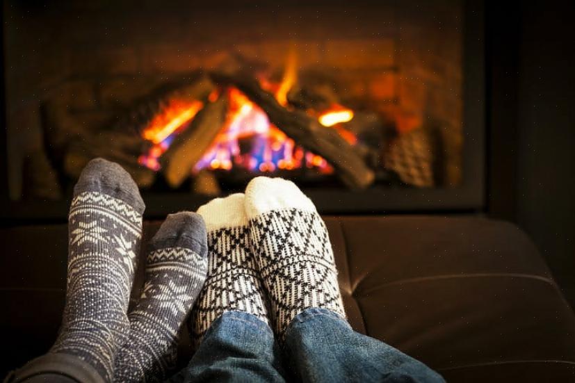 Eles vão isolar a casa da temperatura fria do lado de fora