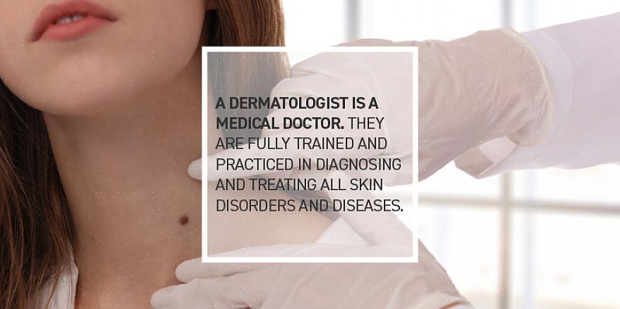 A especialização do dermatologista se concentra mais nas questões relacionadas à pele