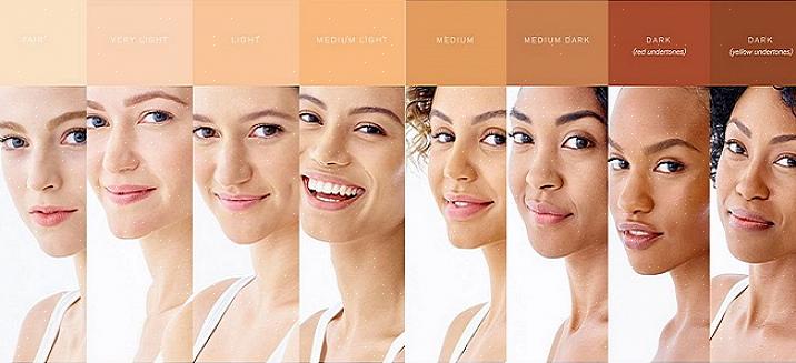 Aqui estão algumas dicas sobre como determinar o tom natural da pele