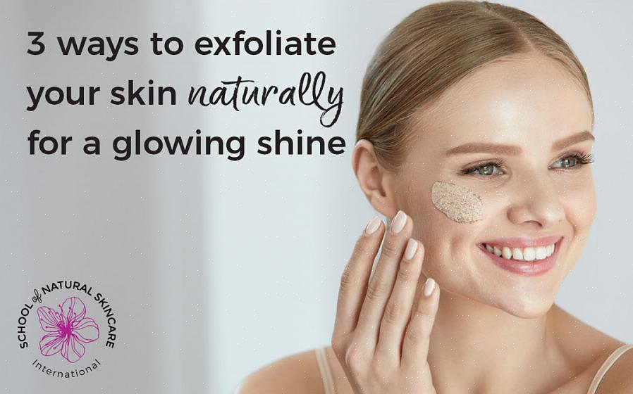 Use a máscara facial esfoliante