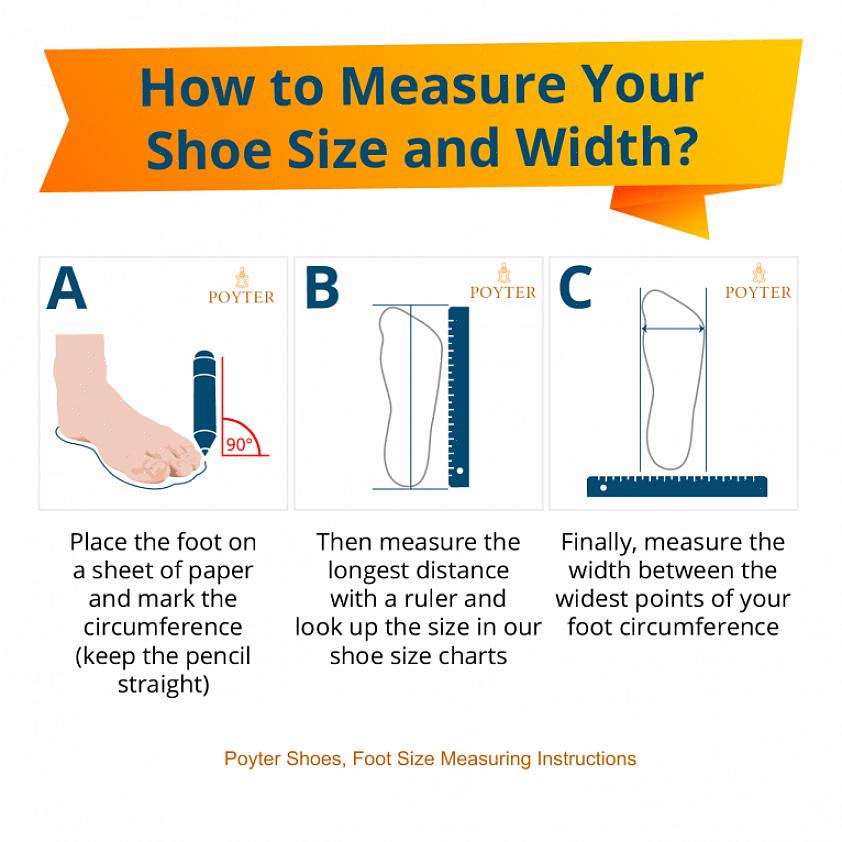Você sabe como medir o tamanho do sapato