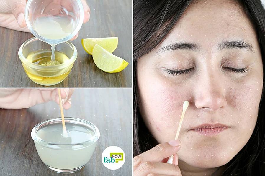 Use água morna para lavar o rosto antes de aplicar a solução de suco de limão de sua preferência