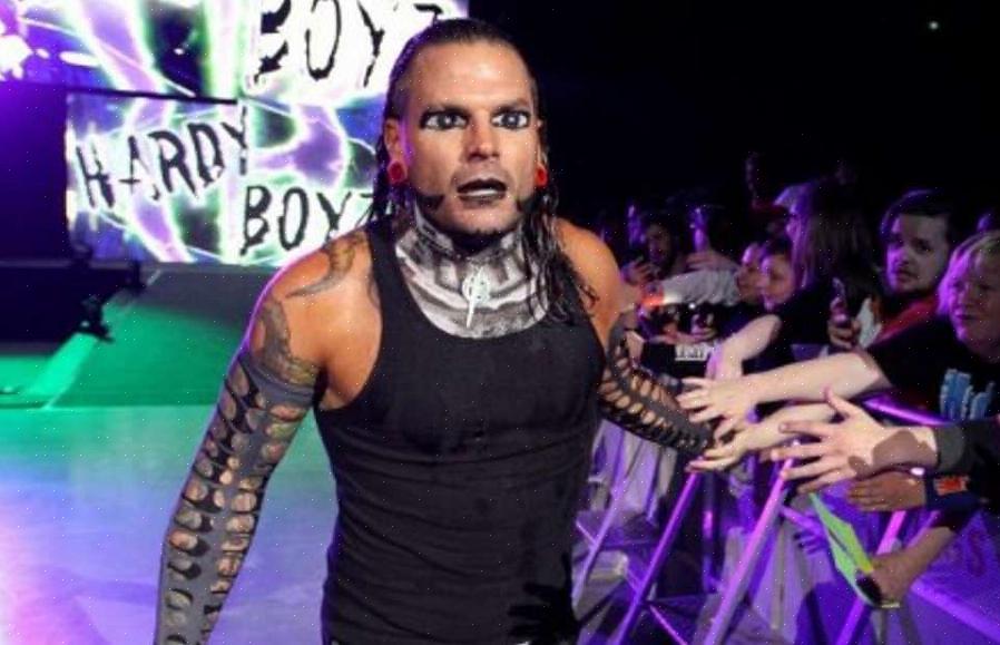 Preto são os aquecedores de braço Jeff Hardy usuais