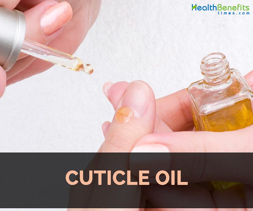 É ideal para massagear habitualmente as unhas com óleo de cutículas