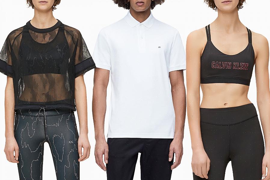 Existem lojas Calvin Klein Collection que apresentam suas peças mais caras