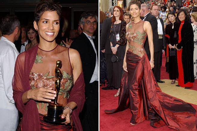Os vestidos do Oscar de Halle Berry não se limitam ao vestido ou vestido que ela usou durante a noite