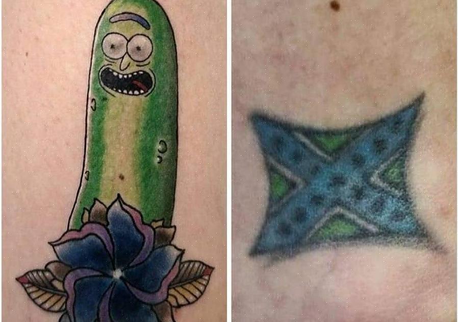 O próximo passo é procurar um bom tatuador que possa encobrir sua tatuagem