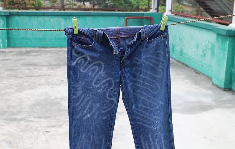 Para obter o visual certo ao alvejar seu jeans