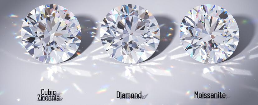 Um diamante falso deve brilhar apenas em um determinado ângulo