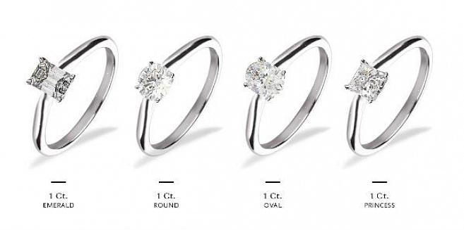 A próxima coisa que você pode fazer para fazer um diamante parecer maior é comprar um anel com uma faixa