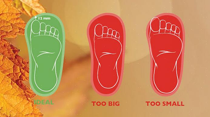 Embora os pés de uma criança possam crescer três centímetros a cada três meses