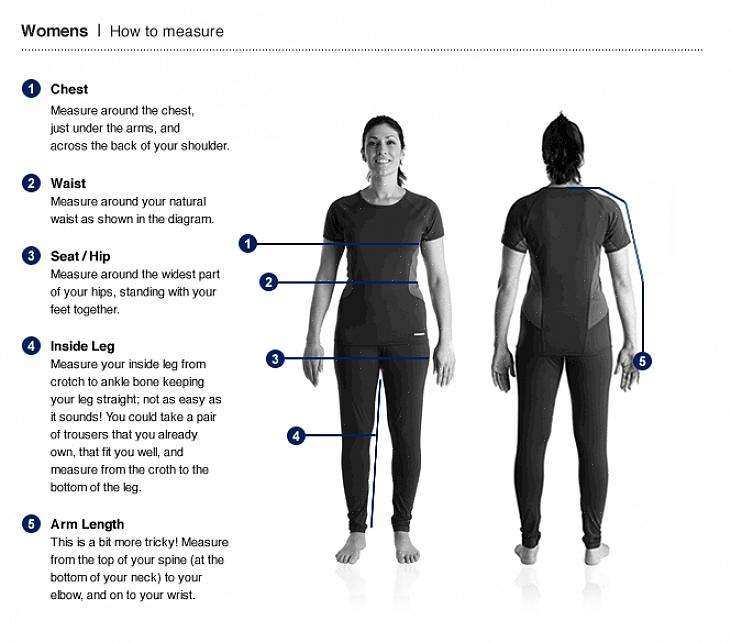 Siga as instruções abaixo para medir a (s) parte (s) específica (s) do corpo para o tamanho do seu vestido