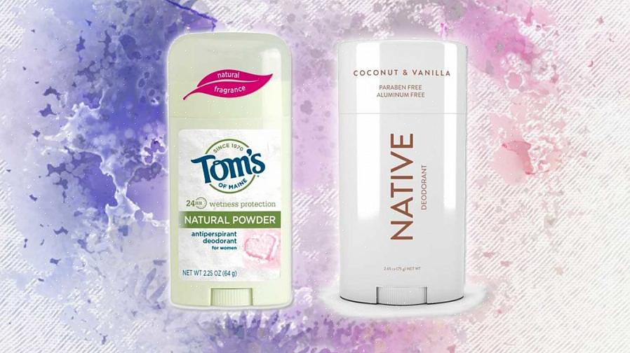 Aqui estão algumas idéias sobre como encontrar desodorante natural