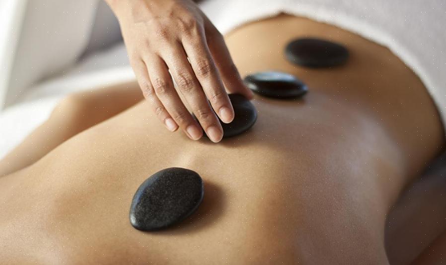 Você pode prosseguir com a massagem com pedras quentes