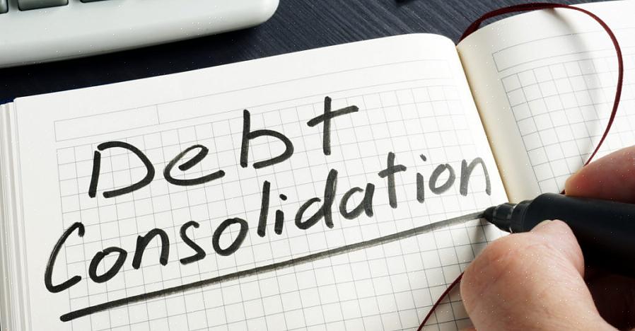 Um empréstimo de consolidação da dívida pode ter juros mais baixos