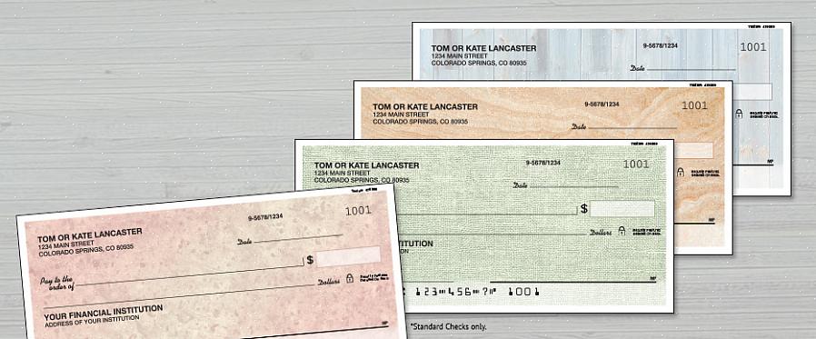 O bom pessoal da Bradford Exchange criou uma série de designs de cheques pessoais que podem agradar a você